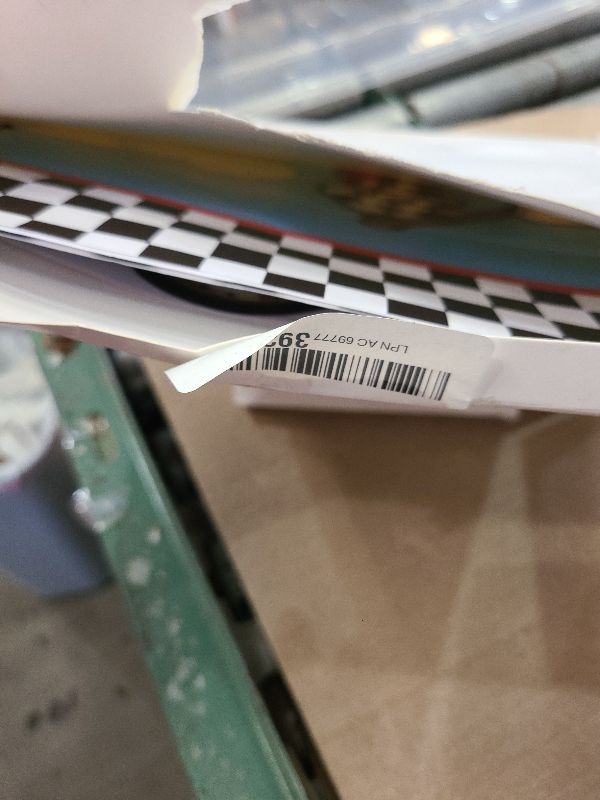 Photo 1 of 3-Tier Race Car Theme Cupcake Stand Racing Birthday Party Decoration Round Cardboard Cupcake Stand for Cars Birthday Decorations Race Car Party Supplies