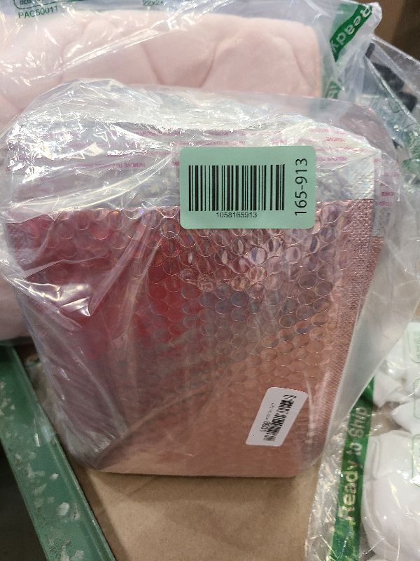 Photo 1 of 30 Pieces Holographic Bubble Mailers Padded Mailer Holographic Bubble Mailers Padded Envelopes Self Sealing Cushion Envelopes for Mailing, Shipping and Packing(Rose Gold, 11 x 7 Inch)