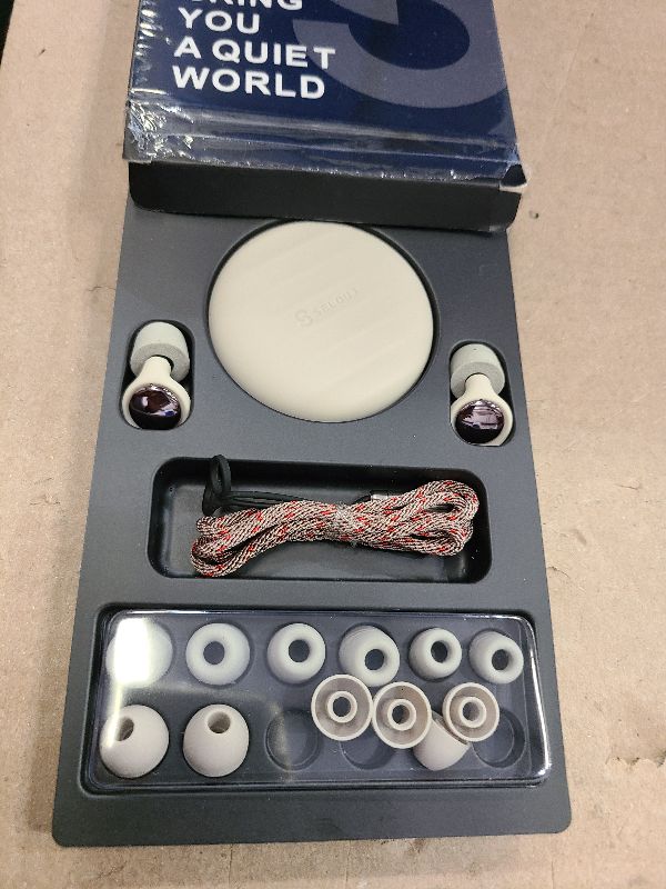 Photo 1 of 2025 Upgraded Ear Plugs for Sleeping and Concerts, Anti-Loss Earplugs with Cord, Reusable & Ultra-Comfy 45dB Noise Reducing, Hearing Protection for Shooting Airplanes, 7 Pair Eartips, Slumber Beige