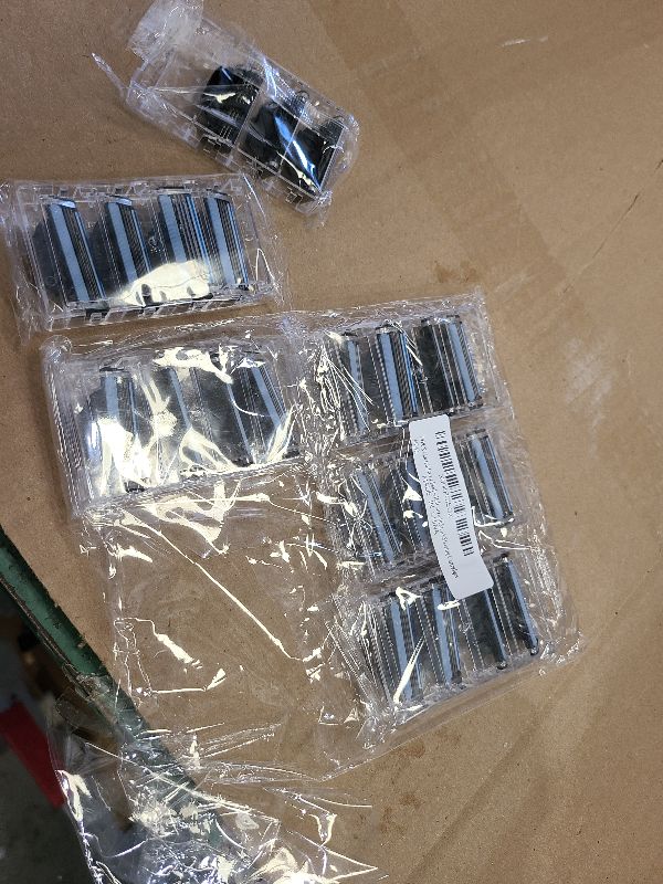 Photo 1 of 24PCS Razor Blades Refills for Men with Dual Lubrication,3-Layer Precision Shaving Blades,Extra Close Shave,Compatible with Mach 3 Razors,Smooth Men's Shaving Cartridges