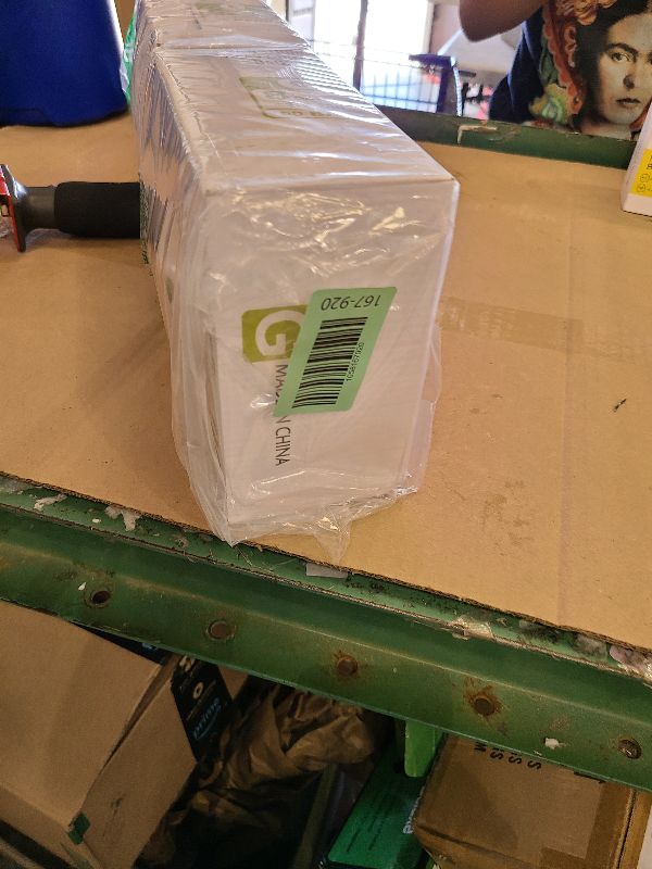 Photo 1 of 2 Packs(100 Count Total) Code G 8 Gallon Drawstring Trash Bags Compatible with simplehuman Code G | 1.2 Mil | White Garbage Liners 30 Liter