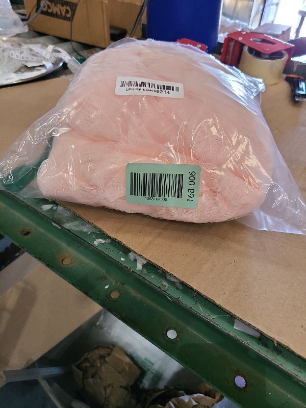 Photo 1 of 2Bunnies Girl Peony Lace Back A-Line Straight Tutu Tulle Party Flower Girl Dress (Pink Sleeveless Maxi, 10/12)