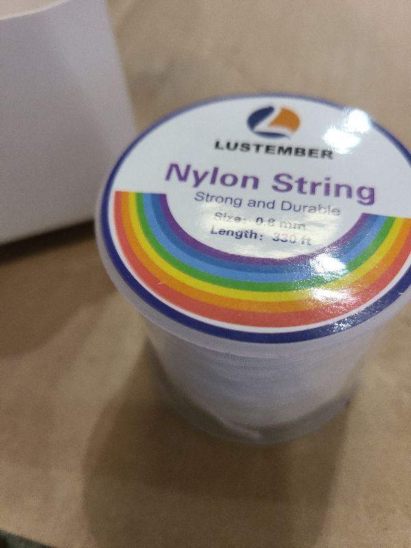 Photo 1 of 0.8mm Nylon String, Strong Bracelet String, Durable Nylon Cord for Jewelry Making, Bracelets, Beading, Necklaces, Rattail Braiding, Kumihimo, Wind Chimes, Blinds and Handicrafts