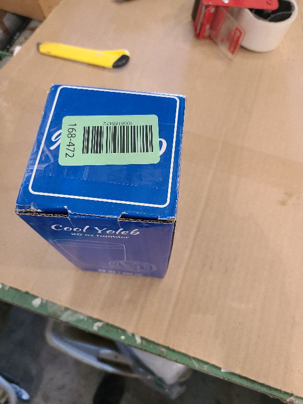 Photo 1 of 20 oz Tumbler Stainless Steel Tumblers with Lid Double Wall Vacuum Insulated Coffee Mug 20oz Powder Coated Cup for Hot and Cold Drinks, Turquoise, 1 pack