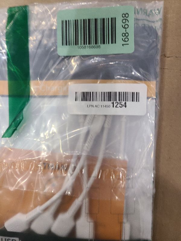 Photo 1 of 4 inches iPhone Charger Cord Short, 5Pack Small USB A to Lightning Cable Fast Charging Compatible with Apple iPhone 13 12 11 Pro Max Xs X 8 Plus SE2, iPad Air/Mini, Portable Charger