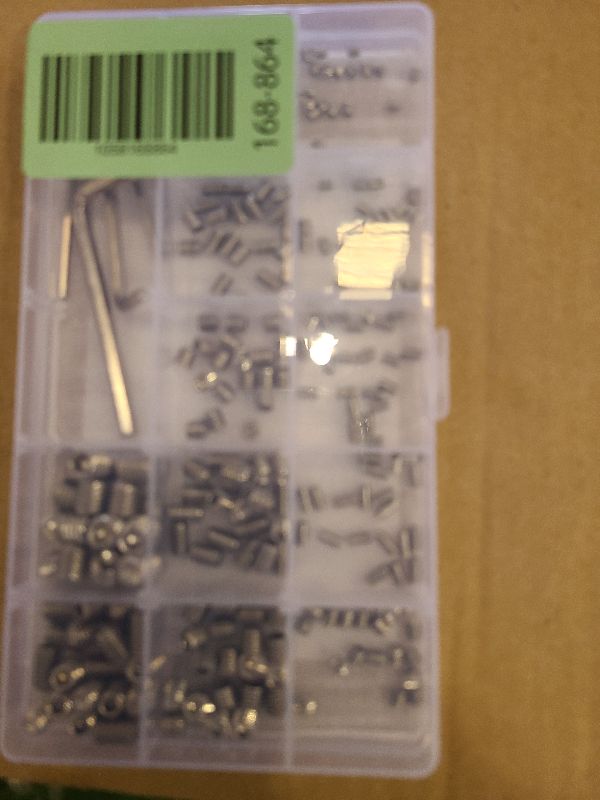 Photo 1 of 240 Pcs Set Screws Assortment Kit (M3, M4, M5, M6, M8) with Allen Keys–Durable Metric Cup Point 304 Stainless Steel for Bathroom Fixtures, Light Fixture Screws,Door Knobs, Faucets, Plumbing, and More
