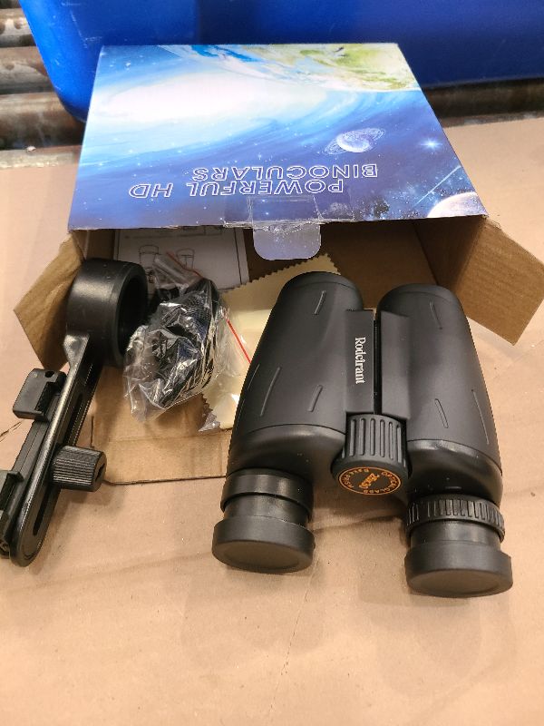 Photo 1 of 25x30 Professional Large Eyepiece Binoculars for Adults - Complete Kit with Phone Adapter, Tripod Adapter, Waterproof and Compact for Outdoor Adventures