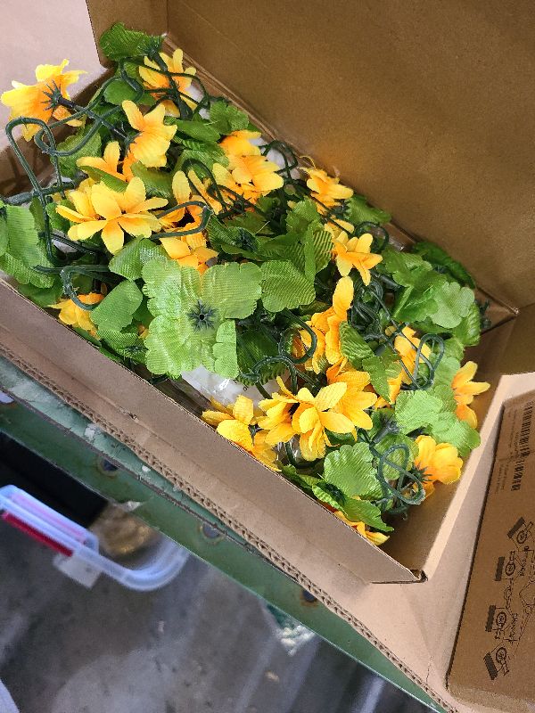 Photo 1 of 33 Pieces Sunflower Party Supplies, Sunflower Happy Birthday Banner, Big Cake Topper, Yellow Sunflower Cupcake Topper, Sunflower Garland, Tissue Paper Fans, Paper Pom Poms, Colorful Balloon for Party