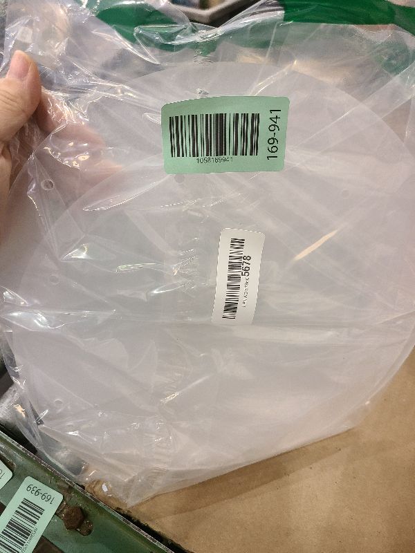 Photo 1 of 2 Pieces 1/8" Round Plexiglass Sheet, 11 Inch Diameter Clear Acrylic Circle, Round Cake Disk Acrylic Sheet, Plexiglass Table Top, Acrylic Backdrop