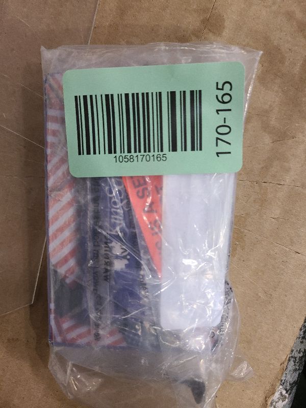 Photo 1 of 100 Pack USA American Flag US Toothpick Flags, Cocktail Picks Mini Stick Cupcake Toppers Country Picks Party Decoration Celebration Cocktail Food Bar Cake Flags (American)