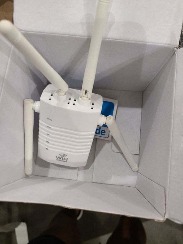 Photo 1 of 2025 AC2100 WiFi Extender - WiFi Extender Signal Booster with Gigabit Ethernet Port, WiFi Booster Dual-Band(5.8G&2.4G) Coverage to 12888 sp.ft, Faster Speed, Compatible with Multiple Devices
