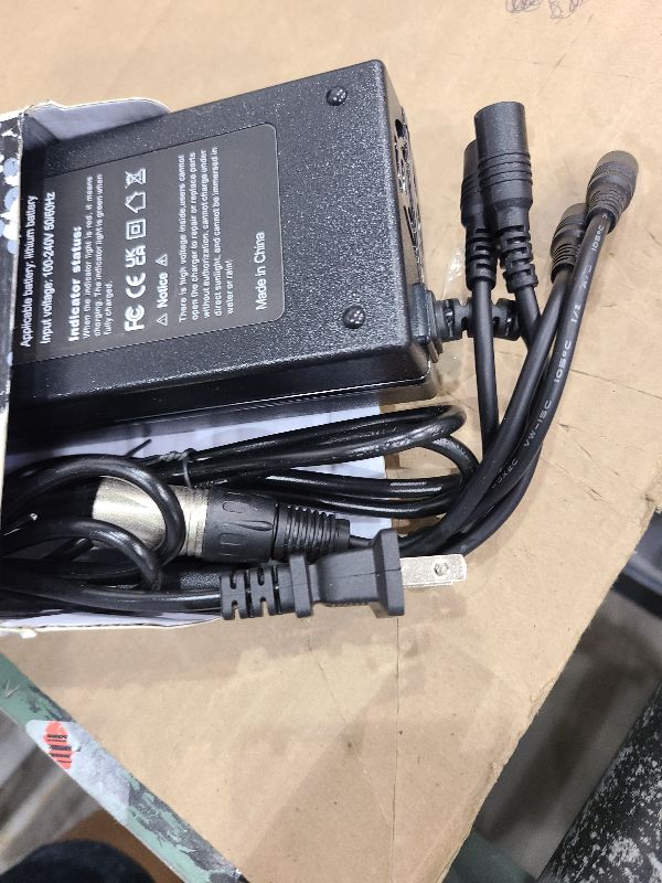 Photo 1 of 42V 2A (5 Plugs) Charger for Jetson Voyage Razor Swagtron Bird Gotrax Ninebot Segway Hiboy 36V 10S Lithium-ion Battery Converter Interfaces 3 Prong (8mm/12mm) DC (5.5 * 2.5/2.1mm) 8mm RCA/3-Pin XLR