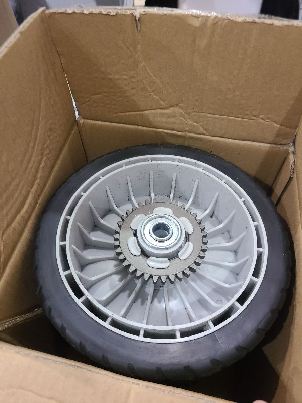 Photo 1 of (4 Pack) Lawn Mower Wheels Kit Compatible with Honda HRR216 HRS216 HRT216 Walk Behind Lawn Mower - 2 Rear Wheels Replaces 42710-VE2-M02ZE + 2 Front Wheels Replace for 44710-VL0-L02ZB