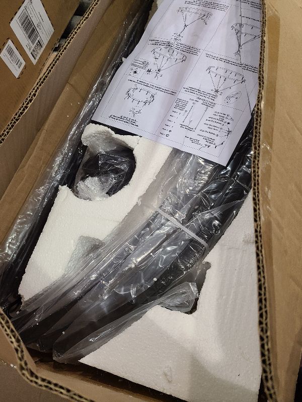 Photo 1 of 12-Light Black Wagon Wheel Chandelier for Dining Room Farmhouse Pendant Light Fixtures Outdoor for Rustic High Ceilings Round Chandeliers for Living Room Entryway Foyer Kitchen Island,38",E12