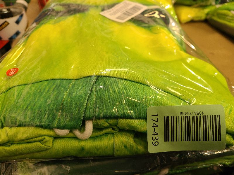 Photo 1 of 
Eloria-3D Printed Christmas Sweaters, Green Fur Monster Hooded Sweaters, Ugly Sweaters XXL