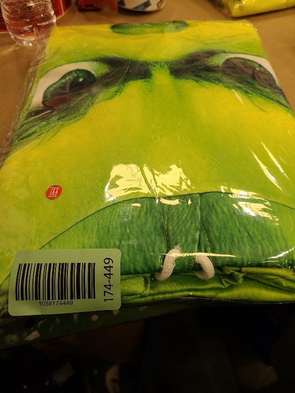 Photo 1 of 
Eloria-3D Printed Christmas Sweaters, Green Fur Monster Hooded Sweaters, Ugly Sweaters XXL 