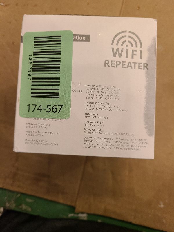 Photo 1 of 2025 WiFi Extenders Signal Booster for Home Long Range Covers Up to 45+ Devices & 8470 Sq.ft, Long Range WiFi Extender Internet Signal Booster, White