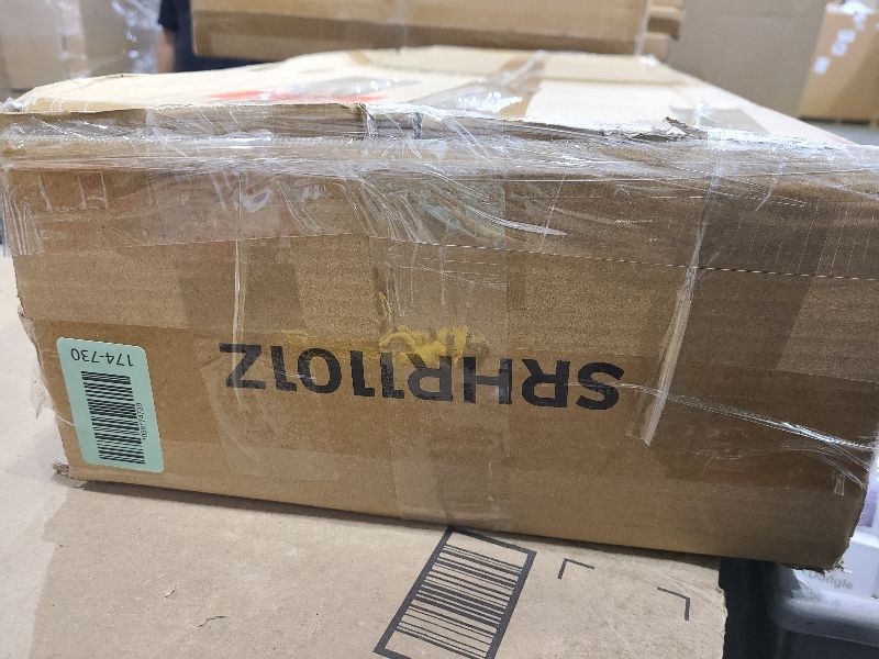 Photo 1 of 10-Tier Shoe Rack, Shoe Organizer for Entryway, Large Capacity Shoe Shelf, for 36-40 Pairs of Shoes, Stable Sturdy, Shoe Storage with 9 Metal Mesh Shelves, Rustic Brown SRHR1101Z