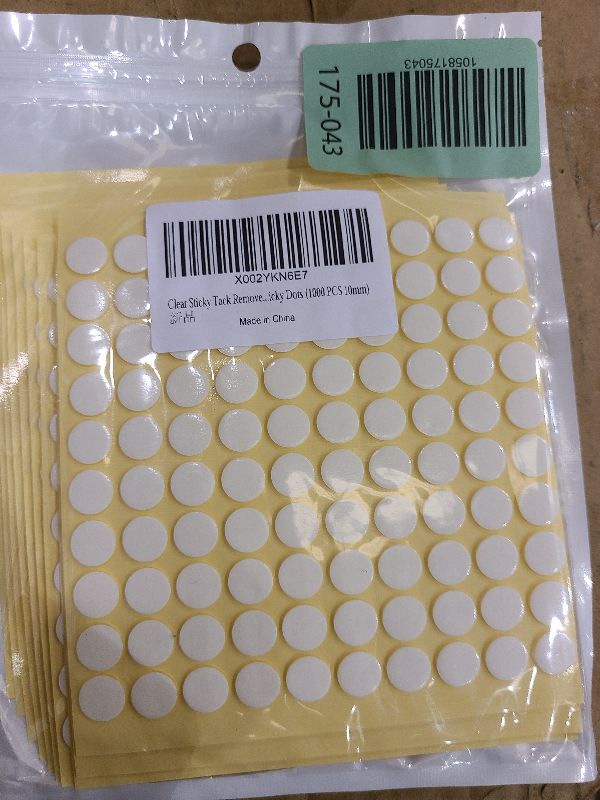 Photo 1 of 1000pcs Double-Sided Putty for Wall Hanging Removable Adhesive Stickers for Posters Easy to Use Wall Adhesive Damage Tacky Putty 