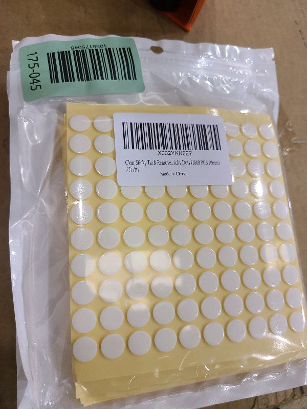 Photo 1 of 1000pcs Double-Sided Putty for Wall Hanging Removable Adhesive Stickers for Posters Easy to Use Wall Adhesive Damage Tacky Putty 