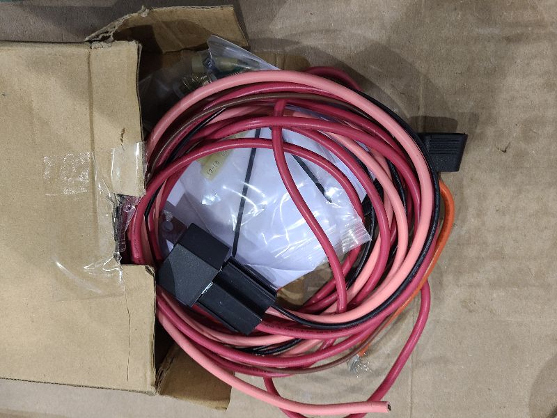 Photo 1 of Electric Fuel Pump Relay Kit 80 AMP Waterproof Relay Wiring Kit Fuel Pump Wiring Bypass Harness Heavy Duty Long Wires Relay Universal Fit 12V System P/N 30247