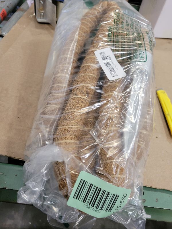 Photo 1 of 3 Pack 50 Inch Bendable Moss Pole Monstera Plant Support for Climbing Plants Indoor DIY Tall Moss Ploles Made of Coco Coir Sticks Support Stakes for Pothos Philodendron Potted Plants to Grow Upwards