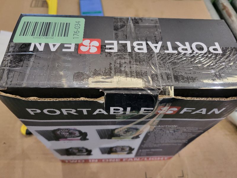 Photo 1 of 20000mAh Solar Fan with LED Lantern, 10W Solar Panel Rechargeable Battery Powered Camping Fan for Outside, 9 Inch Portable Battery Operated Hurricane Supplies for Picnic, Barbecue, Fishing, Travel