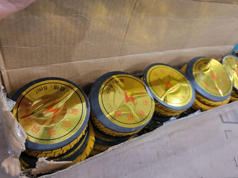 Photo 1 of 10 Rolls of 0-9 Number Tube,Yellow Flexible PVC Concave Cable Wire Markers Label Tag (6mm2)