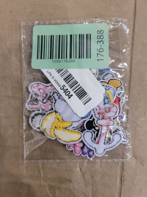 Photo 1 of 12pcs Cute Kids Cartoon Mouse Embroidery Patches Iron on/Sew on Anime Applique Embroidered Repair Patch Fashion Accessories Collection Gifts for Clothing Jacket Jeans Backpack Hat Vests