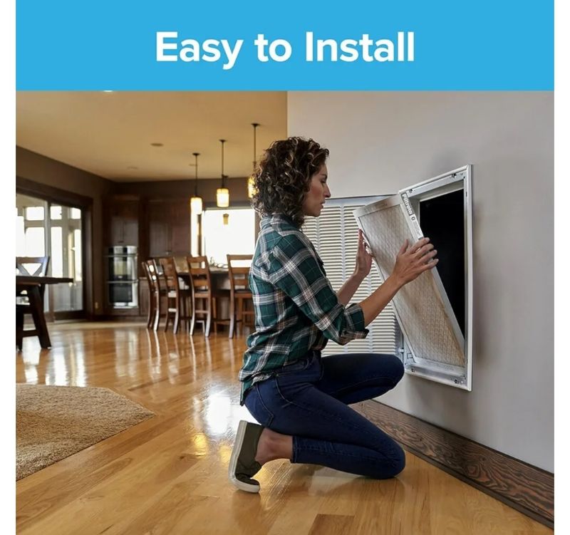 Photo 1 of 12x20x1 Air Filter, 3M MERV 1 HVAC AC Furnace Filter Replacement, 6-Pack (Actual Size 11.81x19.81x0.88 in)