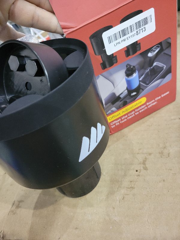 Photo 1 of [Upgraded] Integral Ultimate Car Cup Holder Expander - Adjustable Base - Organizer & Expander for Vehicles - Compatible with Mugs, Yeti 14/24/36/46oz, Rambler, Hydro Flasks 32/40oz, 3.4"-4.0" Bottles