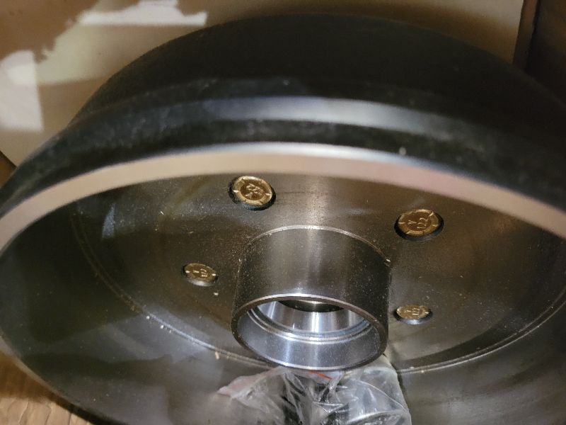 Photo 1 of 10" x 2-1/4" Trailer Brake Kit 5 on 5" for 3500 lbs Heavy Duty 5 Bolt 1/2"-20 L68149/L44649 Trailer Brake Hub Drum Assembly 008-249-07,84557,22002K