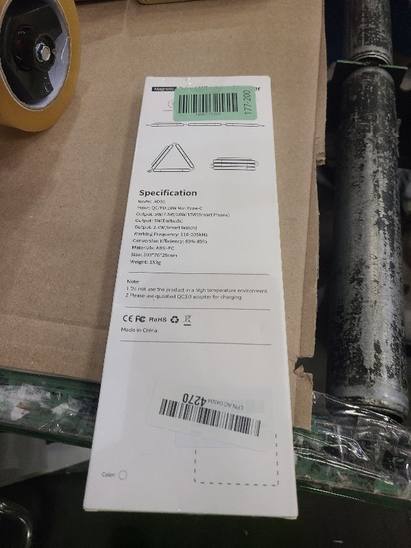 Photo 1 of 3 in 1 Charging Station for Apple Multiple Devices, Foldable Magnetic Fast Wireless Charger Dock, Travel Charging Pad for iPhone 16 15 14 13 12 Pro Max Plus Apple Watch Series & AirPods 4/3/2/Pro