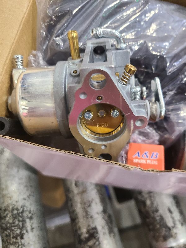 Photo 1 of 15004-0985 Carburetor Compatible with Kawasaki Specific FR691V FS691V 15004-0829 Carb with 11013-0752 Air Filter Kit&49065-0721 Oil filter