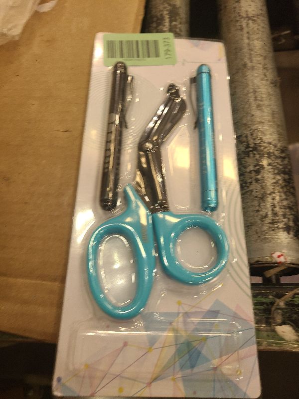 Photo 1 of 3 Pack Pen Light & Bandage Scissors for Nurses - Medical Scissors and Penlights for Nurses with Batteries, Medical Accessories for Doctor, Nursing Students, First Aid, EMT, EMS