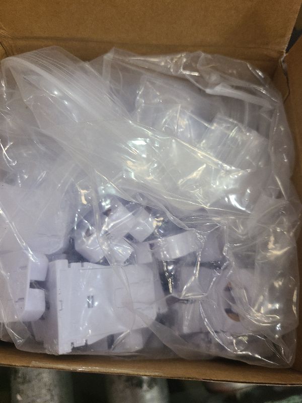 Photo 1 of 100 Pack Non Shunted LED Tombstones T8 T10 T12 Lamp Holder, Bulb Holder Non Shunted Tombstones T8 LED Fluorescent Tube Replacement Light Socket for Ballasts Replacements Kit