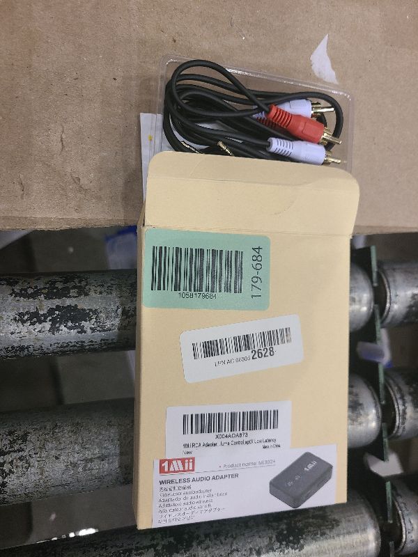 Photo 1 of 1Mii RCA Bluetooth 5.3 Adapter for TV, 3.5mm AUX Bluetooth Transmitter Receiver for 2 AirPods or Headphones, Home Stereo, Speakers, Projector, Treadmills, PC, with Volume Control, aptX Low Latency