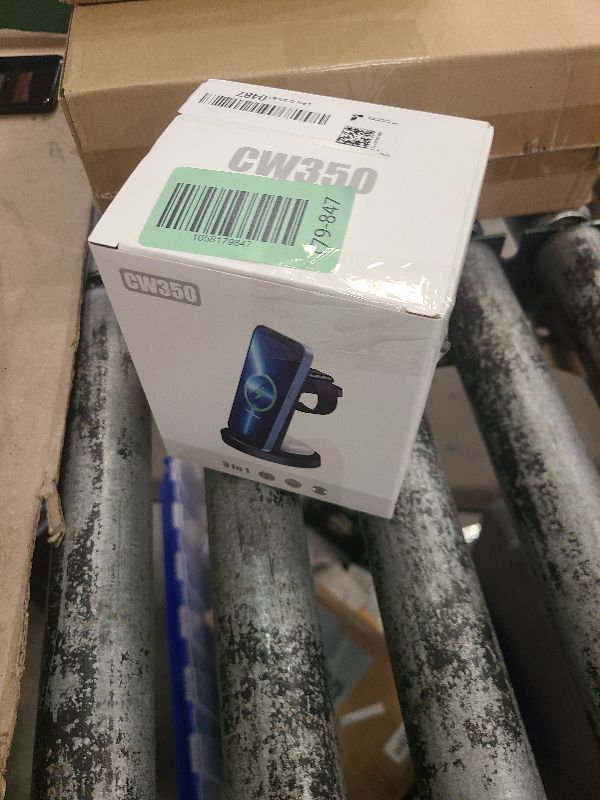 Photo 1 of 3 in 1 Charging Station for iPhone - Wireless Charger for Apple Products Multiple Devices - Charging Dock Stand for AirPods (for iPhone 16e 16 15 14 13 pro 12 11 X Max)