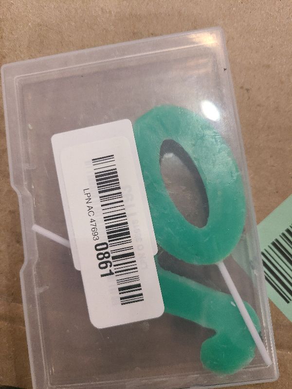 Photo 1 of 10th Pixel Miner Birthday Candles, Pixels Cake Topper for Boys Girls, TNT Themed Birthday Decorations Party Supplies (Number 10)