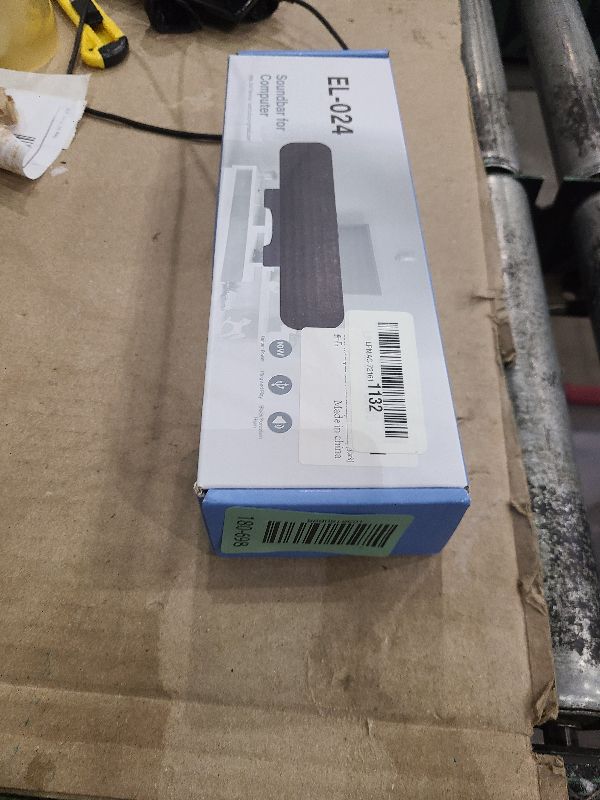 Photo 1 of [Upgraded] USB Computer /Laptop Speaker with Stereo Sound & Enhanced Bass, Portable Mini Sound Bar for Windows PCs, Desktop Computer and Laptops