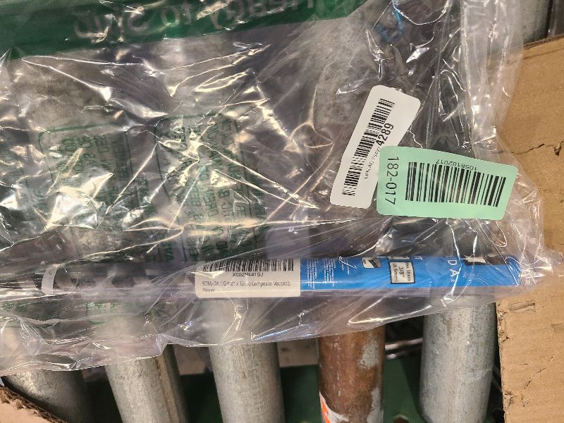 Photo 1 of 1/2-Inch x 12-Inch Auger Drill Bit for Wood, Hex Shank 3/8-Inch One Piece, Ship Auger Long Drill Bit for Soft and Hard Wood, Plastic, Drywall and Composite Materials