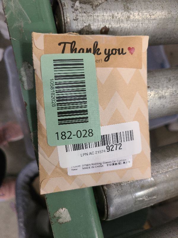 Photo 1 of 3 Pairs Eye Glasses Ear Grippers, Soft Knitting Cotton Arm Cushion for Glasses Behind Ear, Anti Slip Eye Glass Ear Grips, Non Slip Ear Pads for Glasses, Eyeglasses Temple Tips for Pain (BLK&BRN&Gry)