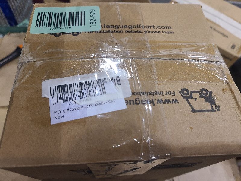 Photo 1 of 10L0L Golf Cart Rear Seat Kit Arm Rest Set with Cup Holder EzGo Yamaha Drilling Required or Drilling No Required Kits Include - Black