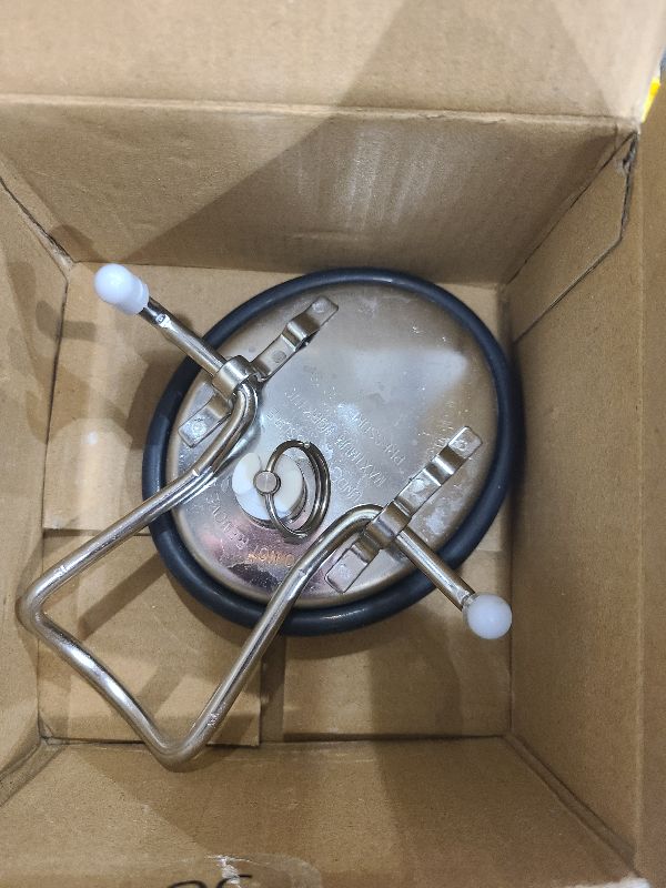 Photo 1 of 304 Stainless Steel Replacement Carbonation Conry Keg Lid | Premium Corrosion-Resistant Cornelius Keg, Soda Keg & Carbonation Keg Lid with O-Ring for Homebrew Beer, Soda, & Carbonation Kegs