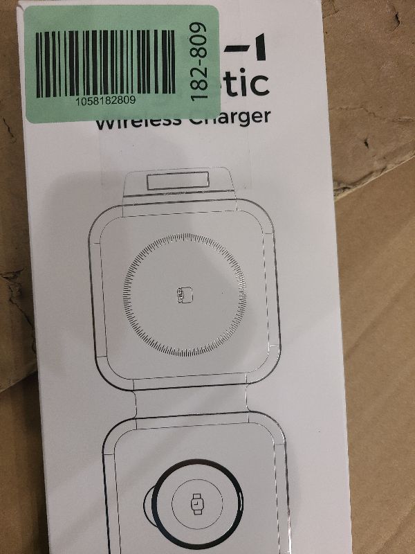 Photo 1 of 3 in 1 Charging Station for Apple Multiple Devices, Foldable Magnetic Fast Wireless Charger Dock, Travel Charging Pad for iPhone 16 15 14 13 12 Pro Max Plus Apple Watch Series & AirPods 4/3/2/Pro