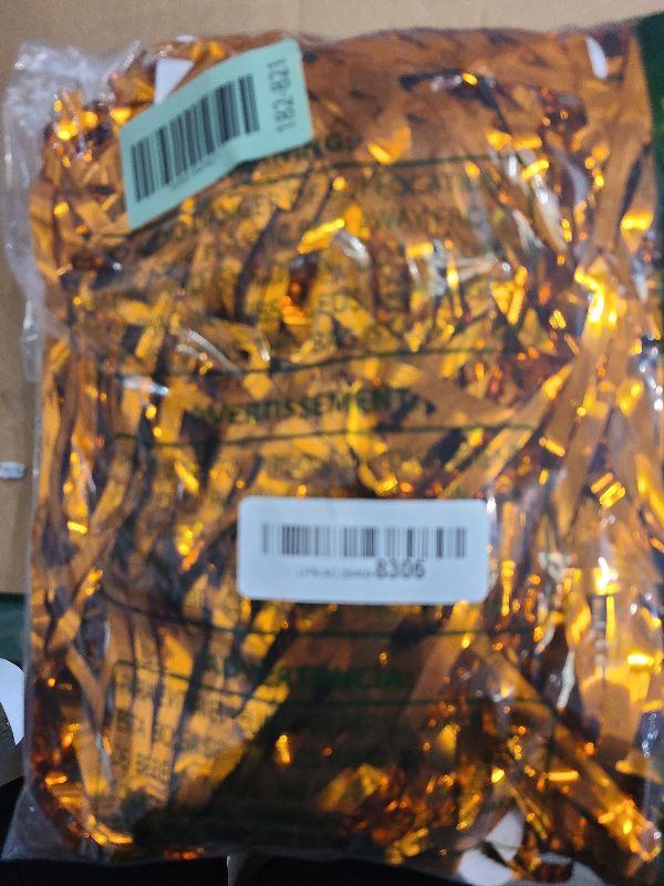 Photo 1 of 3 Pack Orange Foil Fringe Curtains Backdrop, 3.28 x 9.8 Ft Metallic Streamers Tinsel Curtains Background for Photo Booth, Birthday, Halloween, Christmas, Thanksgiving, New Year Party Decorations