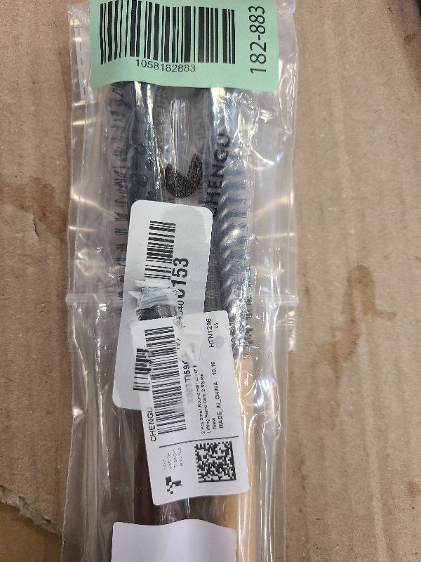 Photo 1 of 2 Pcs Small Round Hair Brush Mini Round Wood Brush Roller Quiff Hair Combs Nylon Bristles es Salon dressing for Blow Drying Curly Styling Bangs Lifting Beard Care, 2 Styles