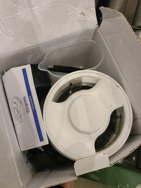 Photo 1 of 2025 Ultrasonic Retainer Cleaner for Dentures & Aligner, Durable Removable Base and Top Cover, Denture Cleaner Machine with 4 Modes for Mouth Guards, Jewelry, Rings, etc (White)