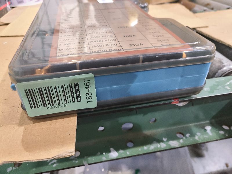 Photo 1 of 130PCS Battery Cable Ends Kit,Heavy Duty Copper Wire Lugs Ring Terminals AWG8 6 4 2 1/0,BN8-BN60 Non Insulated Butt Connectors Kits with 130PCS 3:1 Heat Shrink Tubing