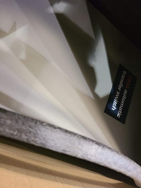 Photo 1 of 200 Amp Single Phase Automatic Transfer Switch, Replace for Generac RXSW200A3, Power Management for Outdoor and Indoor Use, Service Entrance Rated, NEMA 3R Aluminum Enclosure